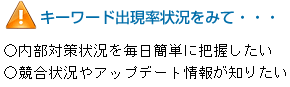 SEO
診断結果をみて・・